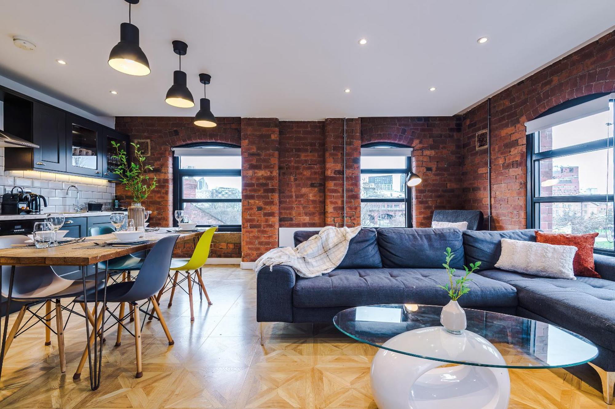 2 King Size Beds In Manhattan Styled Oversize Apartment ليدز المظهر الخارجي الصورة