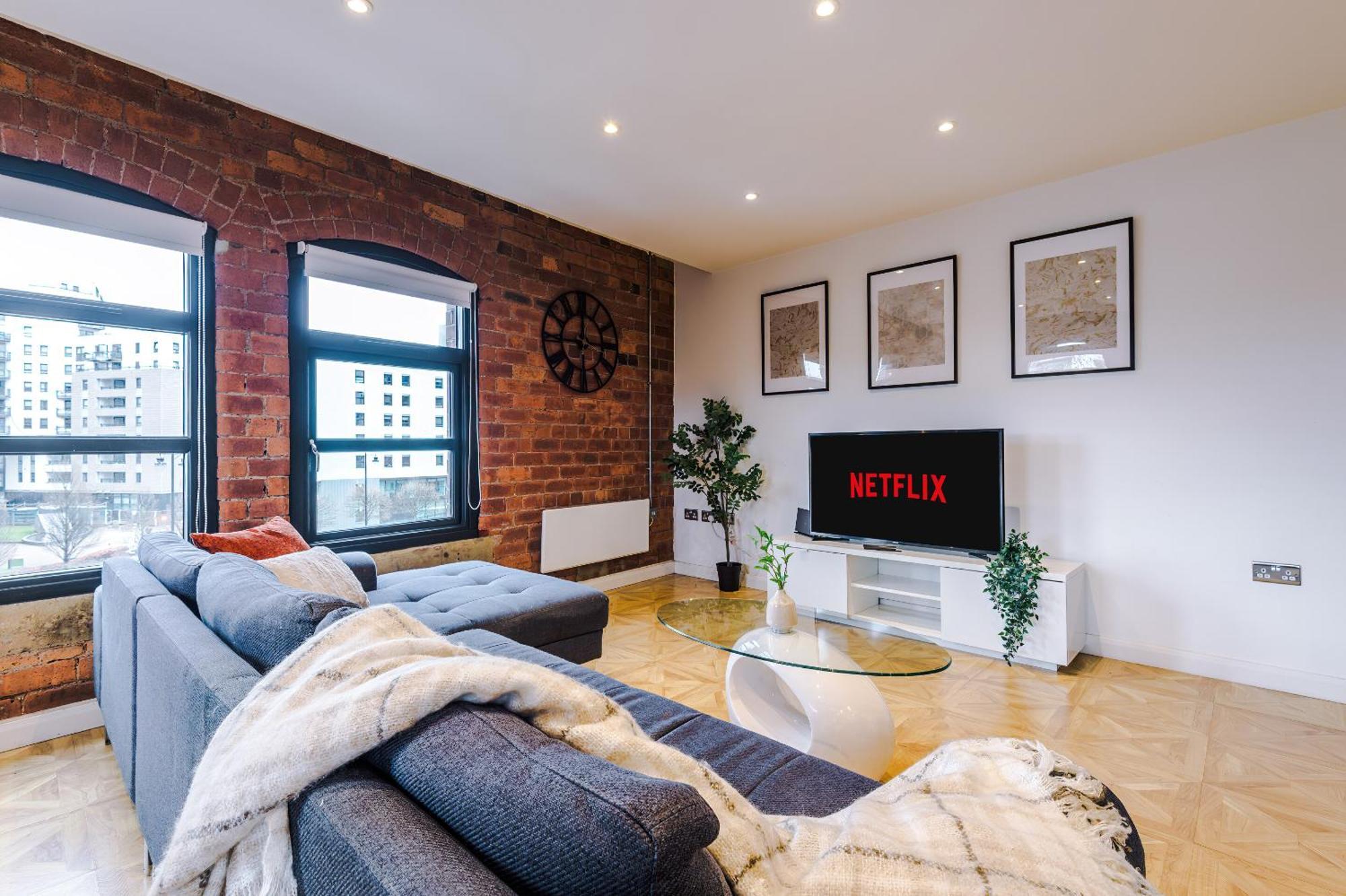 2 King Size Beds In Manhattan Styled Oversize Apartment ليدز المظهر الخارجي الصورة